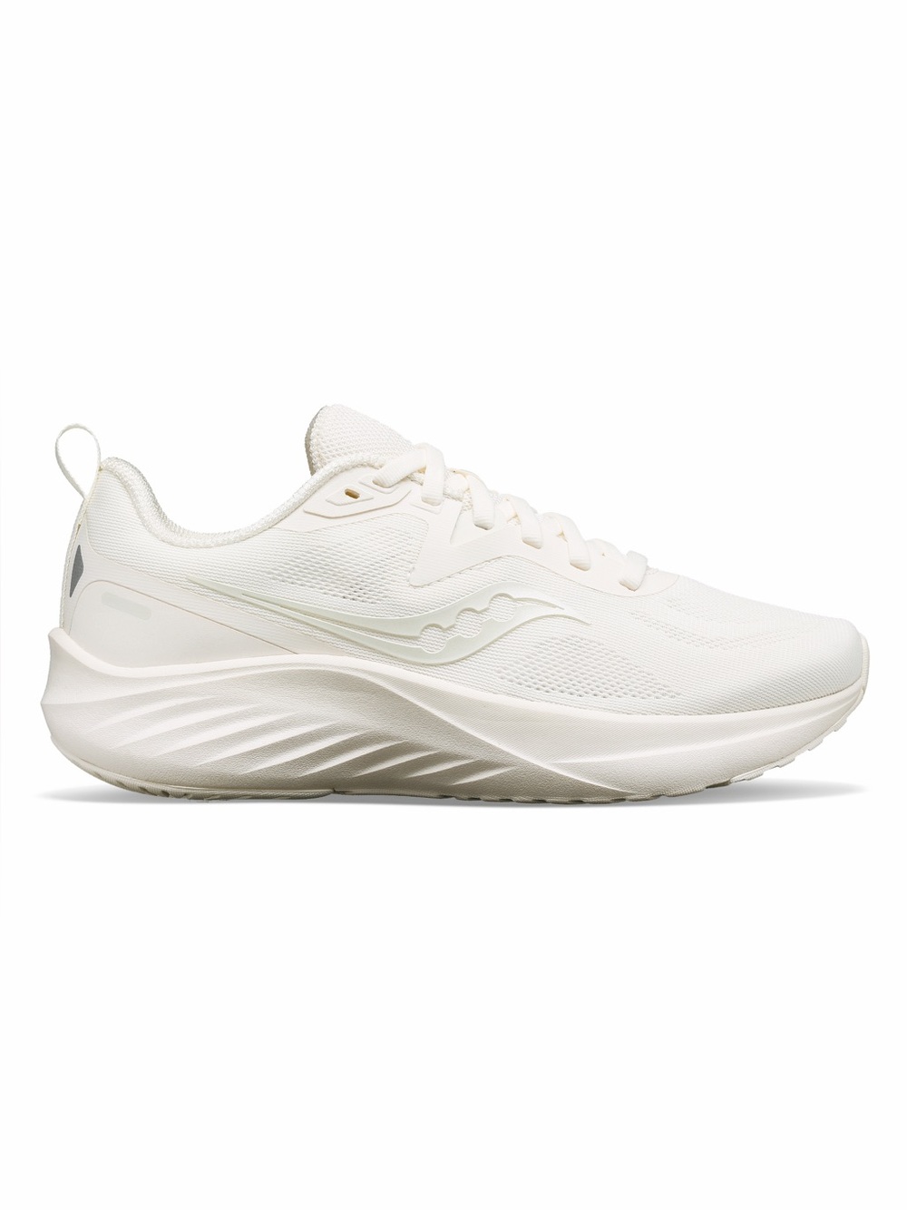 Saucony Lancer Women’s Running White Platform Sneaker Comfortable